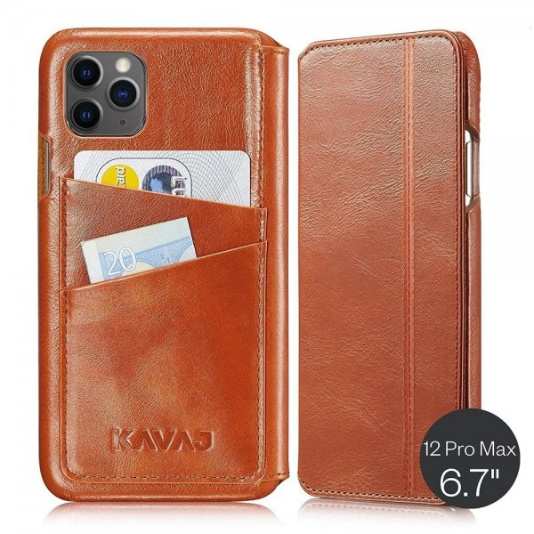 KAVAJ iPhone 12 Pro Max Cover Dallas Brun