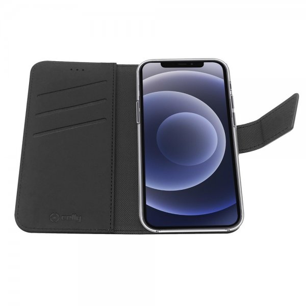 Celly iPhone 12 Pro Max Etui Wally Wallet Case Sort