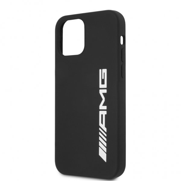 AMG iPhone 12 Pro Max Cover Liquid Silicone Sort