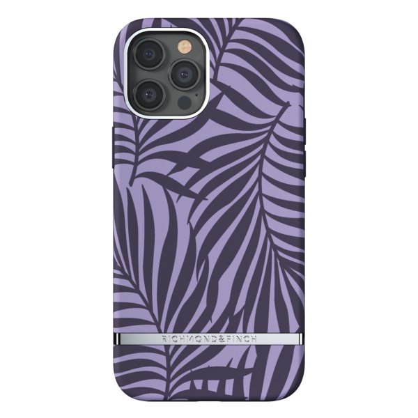 Richmond & Finch iPhone 12 Pro Max Cover Purple Palm