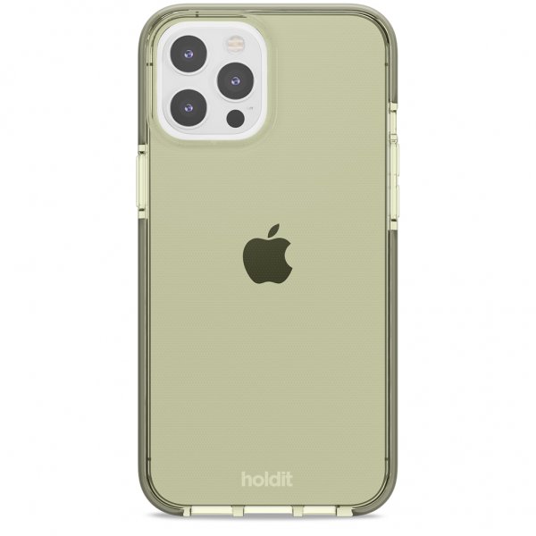 holdit iPhone 12 Pro Max Cover Seethru Khaki Green