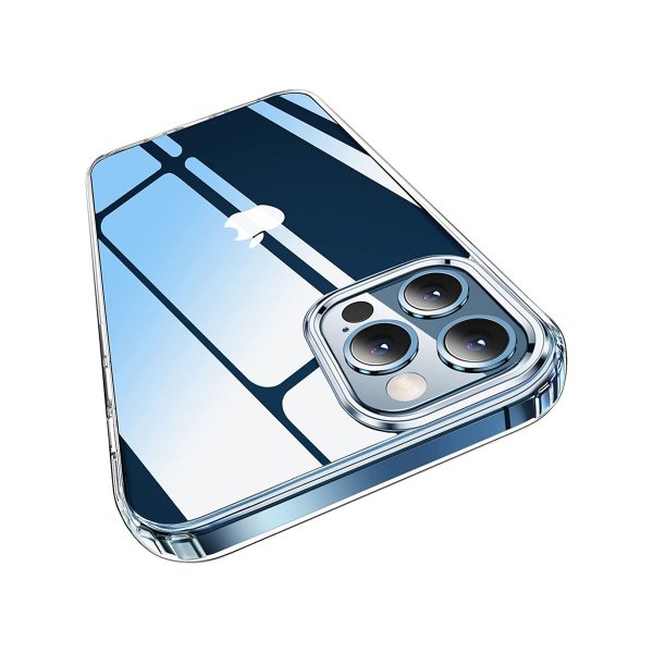 iPhone 12 Pro Max Cover TPU MagSafe Stødsikkert Transparent
