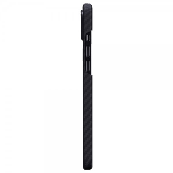Pitaka iPhone 12 Pro Cover Air Case Sort/Grå Twill