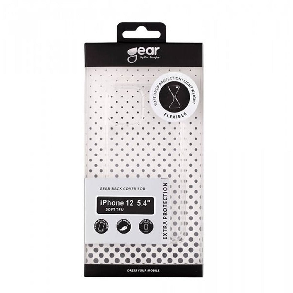 Gear iPhone 12 Mini Cover TPU Klar