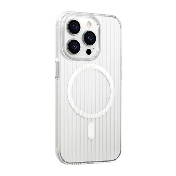 iPhone 12/iPhone 12 Pro Etui Bølget MagSafe Transparent