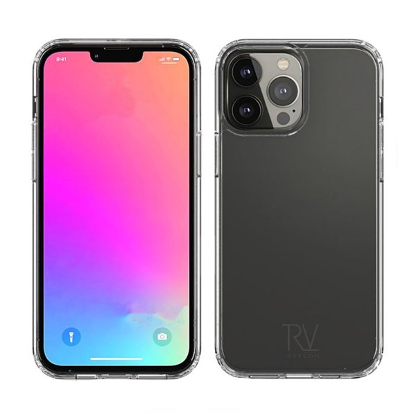 Rvelon iPhone 12/iPhone 12 Pro Cover TPU Transparent