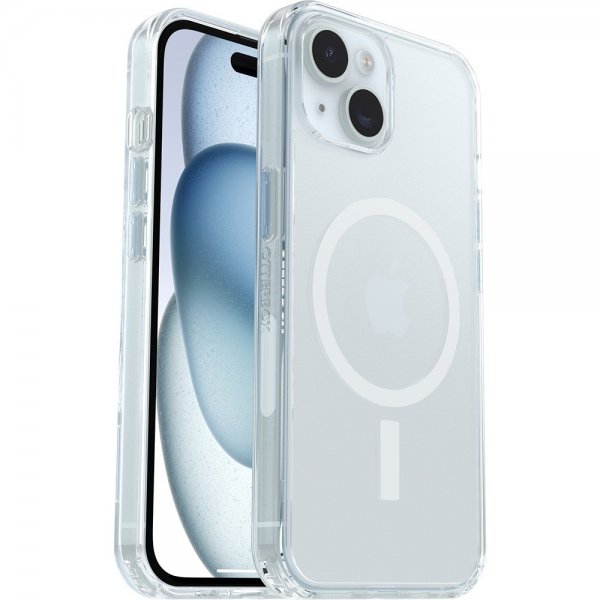 Otterbox iPhone 13/14/15/16e/17e Cover Symmetry Clear MagSafe Transparent