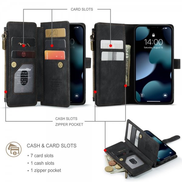 CaseMe iPhone 13 Etui C30 Series Sort