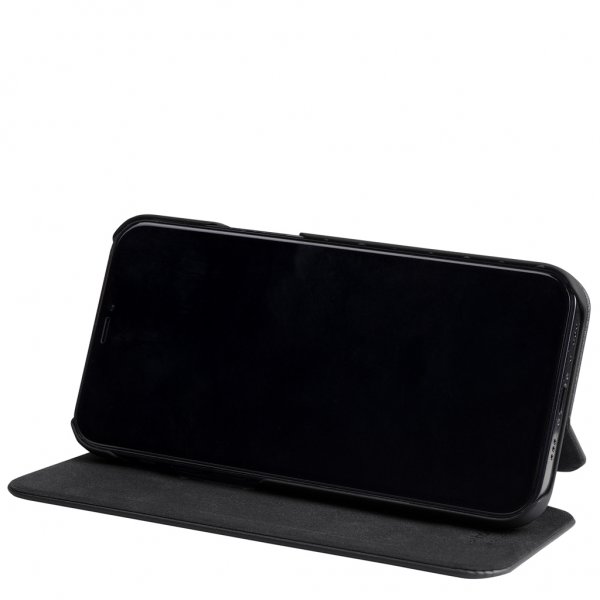 holdit iPhone 13 Etui SlimFlip Wallet Sort