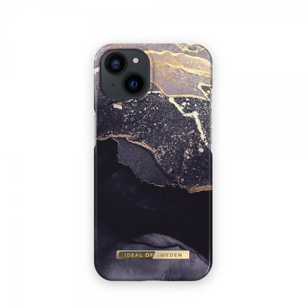 Ideal of Sweden iPhone 13/iPhone 14 Cover Fashion Case MagSafe Golden Twilight Marble