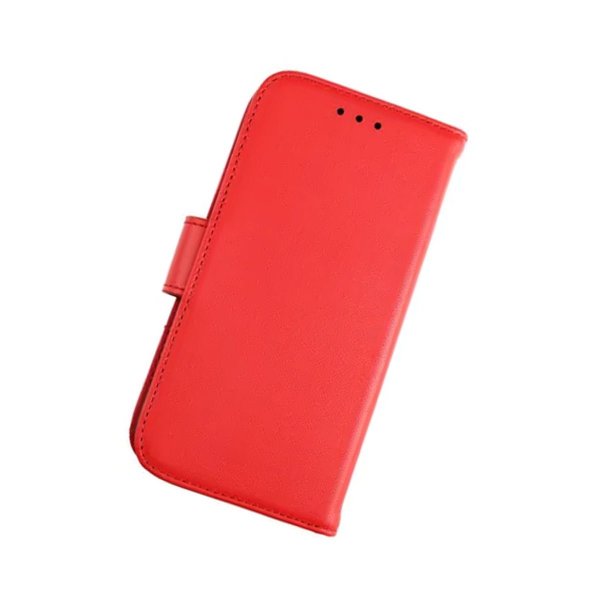 Rvelon iPhone 13 Mini Etui Ægte Læder Rød