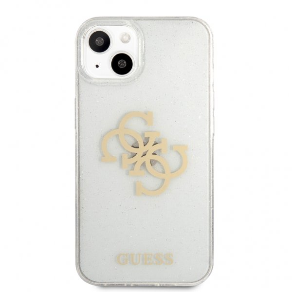 Guess iPhone 13 Mini Cover Full Glitter Transparent