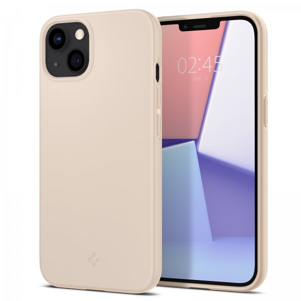 Spigen iPhone 13 Mini Cover Thin Fit Sand Beige