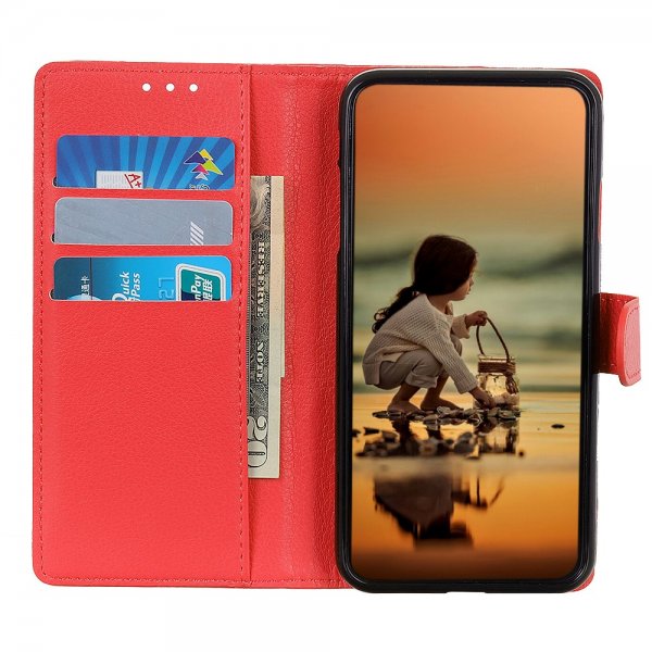 Nordic Covers iPhone 13 Pro Cover Litchi Rød
