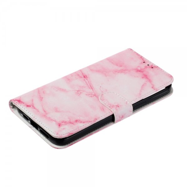 iPhone 13 Pro Cover Motiv Rosa Marmor