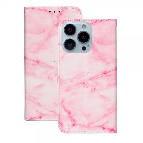 iPhone 13 Pro Cover Motiv Rosa Marmor
