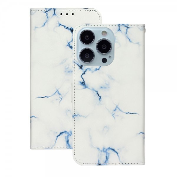 iPhone 13 Pro Cover Motiv Hvid Marmor