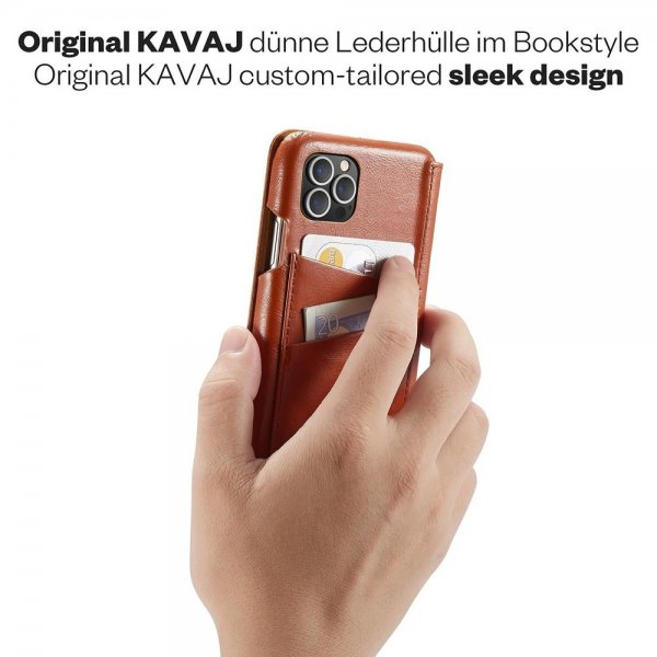 KAVAJ iPhone 13 Pro Max Cover Dallas Brun