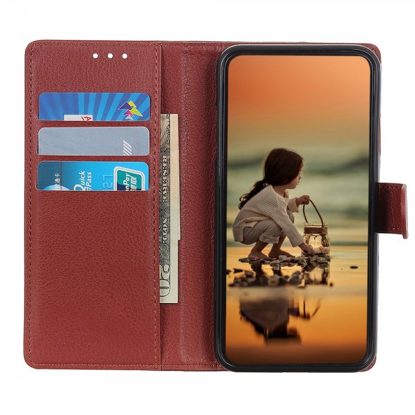 Nordic Covers iPhone 13 Pro Max Cover Litchi Brun