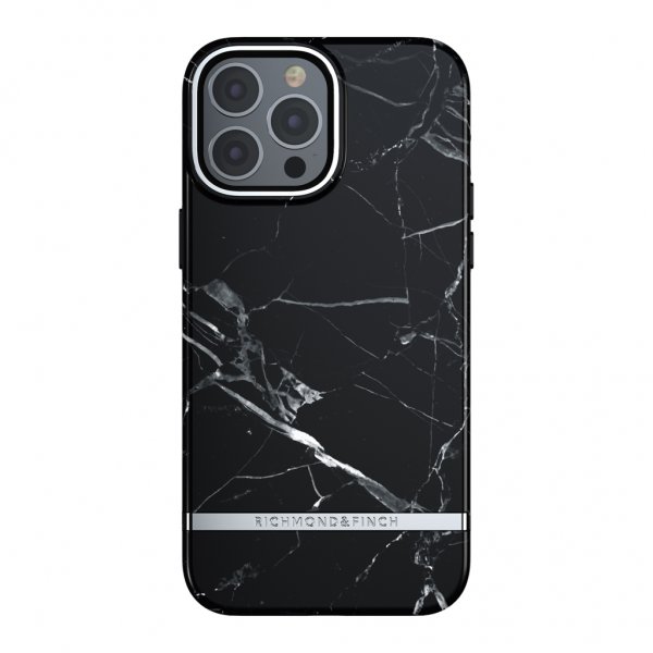 Richmond & Finch iPhone 13 Pro Max Cover Black Marble
