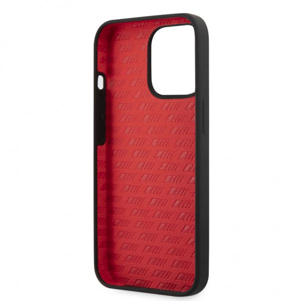 AMG iPhone 13 Pro Max Cover Liquid Silicone Two Tone Sort