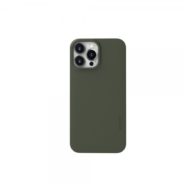 Nudient iPhone 13 Pro Max Cover Thin Case V3 MagSafe Pine Green