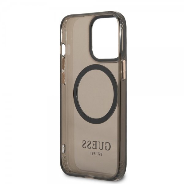Guess iPhone 13 Pro Max Cover Translucent MagSafe Sort