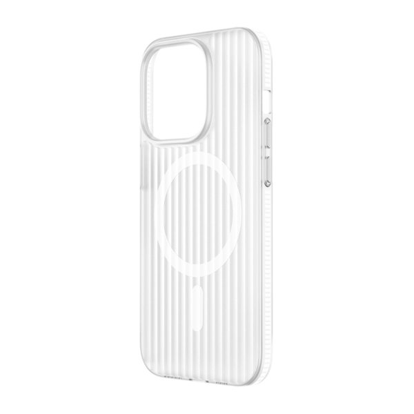 iPhone 13 Pro Cover Bølget MagSafe Hvid