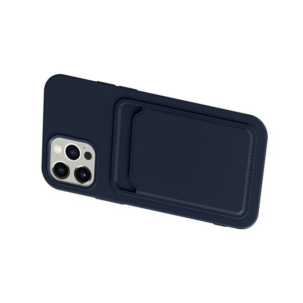 iPhone 13 Pro Cover Kortholder Blå