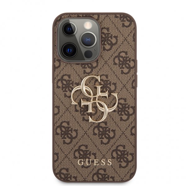 Guess iPhone 13 Pro Cover Big Logo Brun