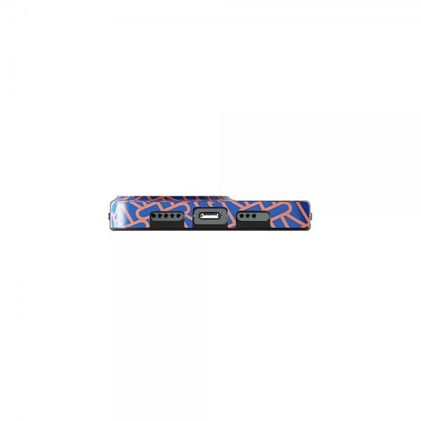 Richmond & Finch iPhone 13 Pro Cover Blue Apricot RF Logo
