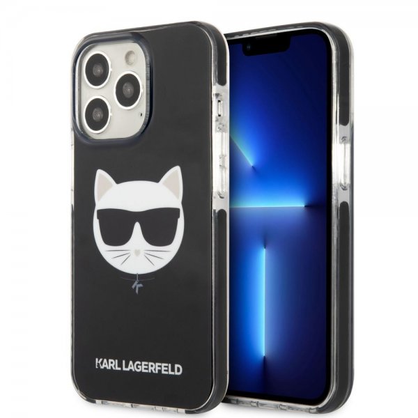 Karl Lagerfeld iPhone 13 Pro Cover Choupette Sort
