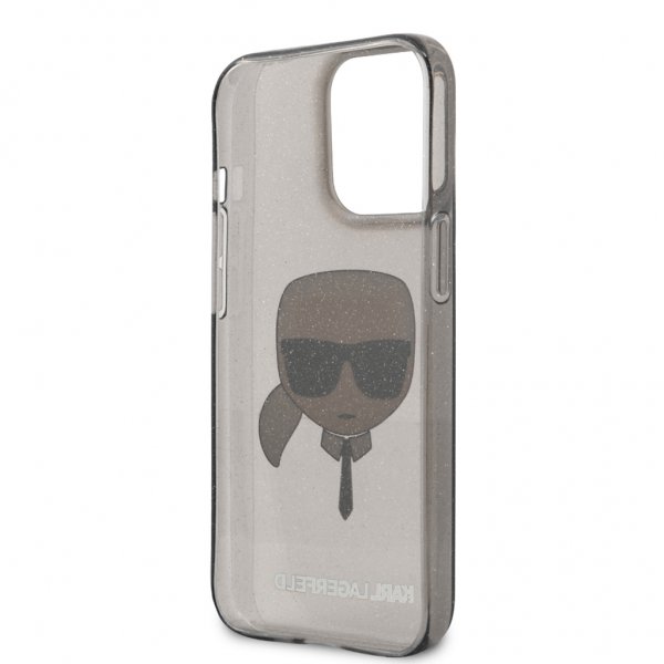 Karl Lagerfeld iPhone 13 Pro Cover Full Glitter Sort