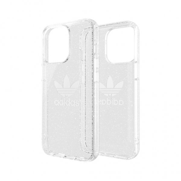Adidas iPhone 13 Pro Cover Protective Klar Etui Glitter Klar