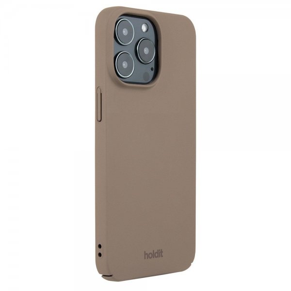 holdit iPhone 13 Pro Cover Slim Case Mocha Brown