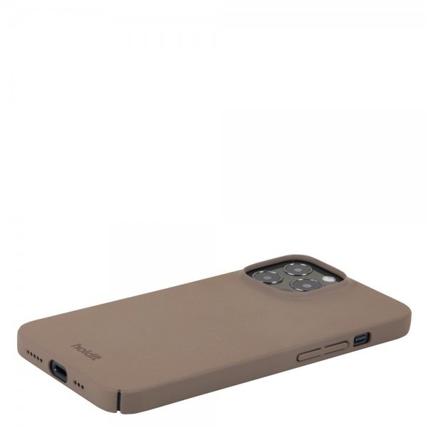 holdit iPhone 13 Pro Cover Slim Case Mocha Brown