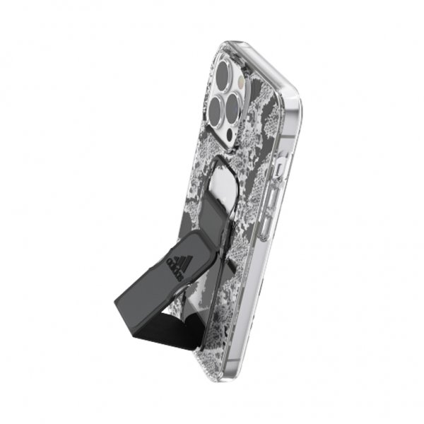 Adidas iPhone 13 Pro Cover SP Grip Case Paisley Carbon Black