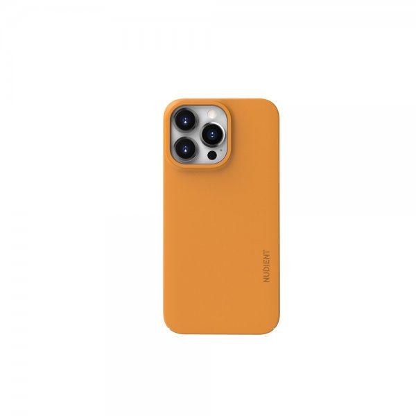 Nudient iPhone 13 Pro Cover Tyndt Etui V3 MagSafe Saffron Yellow