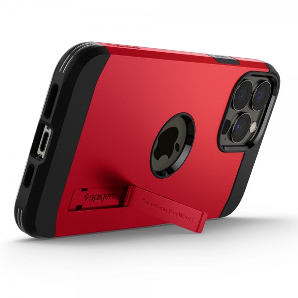Spigen iPhone 13 Pro Cover Tough Armor Rød