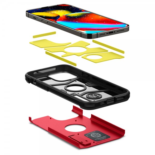 Spigen iPhone 13 Pro Cover Tough Armor Rød