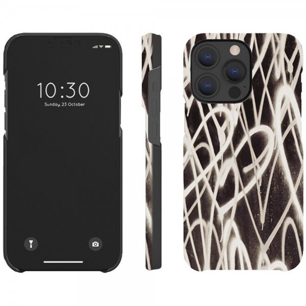 agood company iPhone 13 Pro Cover Växtbaseret Graffiti Heart Sort Hvid