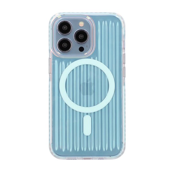 iPhone 13 Pro Cover TPU MagSafe Blå