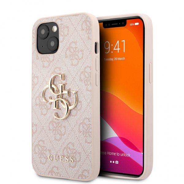 Guess iPhone 13 Cover Big Logo Rosa