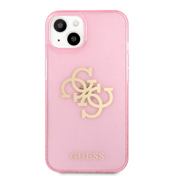 Guess iPhone 13 Cover Fuld Glitter Rosa