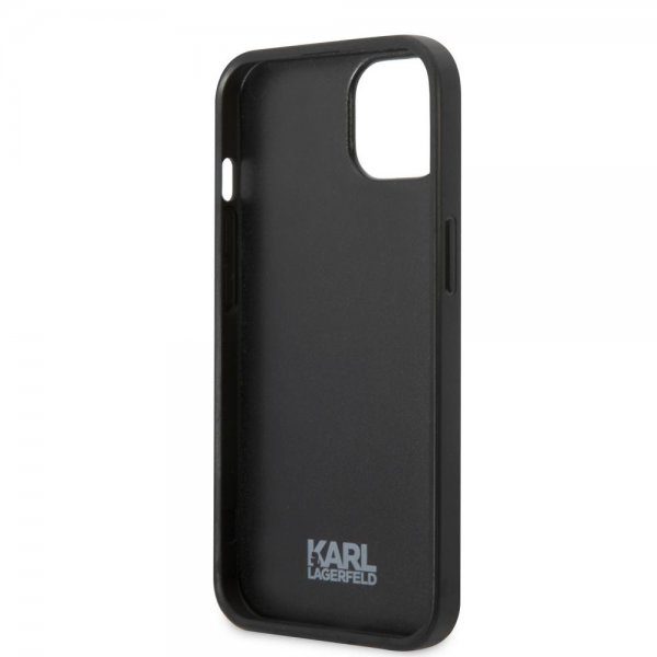 Karl Lagerfeld iPhone 13 Cover Monogram Iconic Patch Rød
