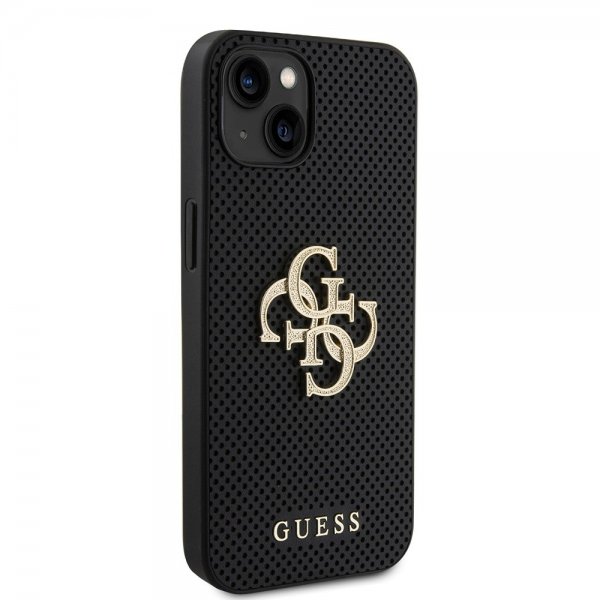 Guess iPhone 13 Cover Perforated Glitter Sort