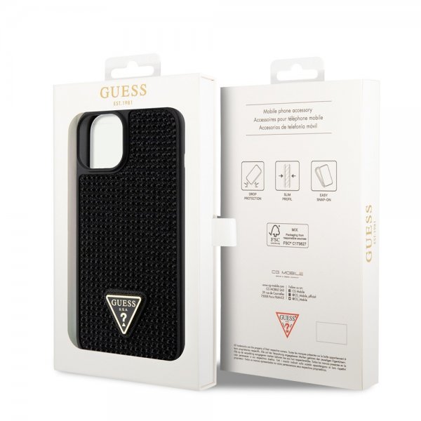 Guess iPhone 13 Cover Rhinestone Sort
