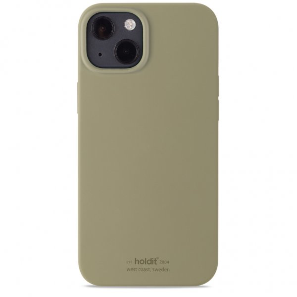 holdit iPhone 13 Cover Silikone Khaki Green