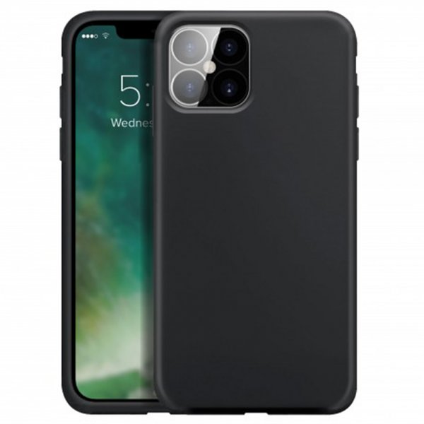 Xqisit iPhone 13 Cover Silikone Etui Sort