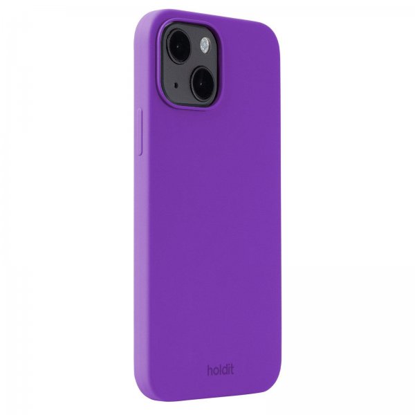 holdit iPhone 13 Cover Silikone Bright Purple